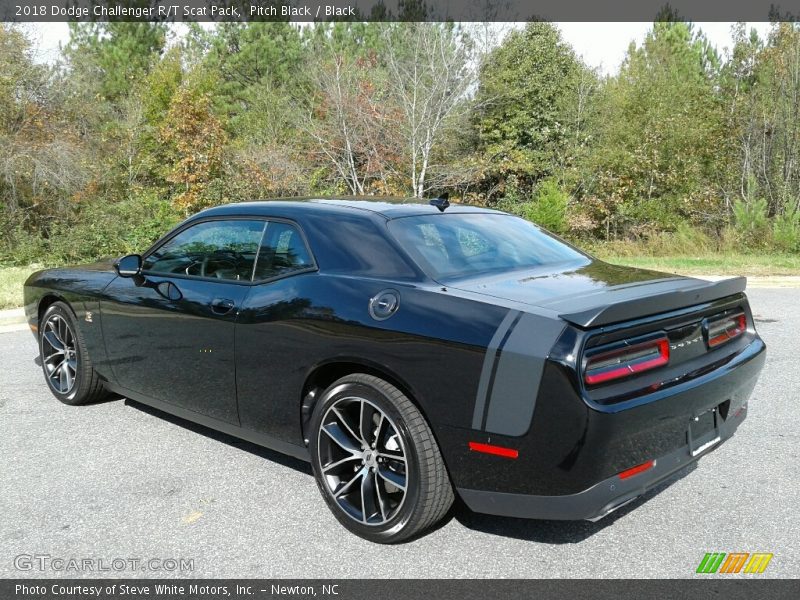 Pitch Black / Black 2018 Dodge Challenger R/T Scat Pack