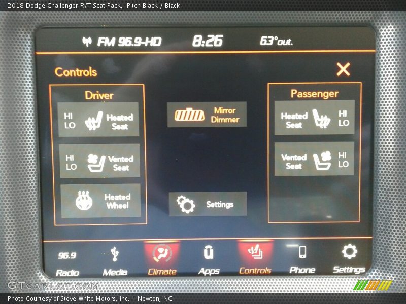 Pitch Black / Black 2018 Dodge Challenger R/T Scat Pack