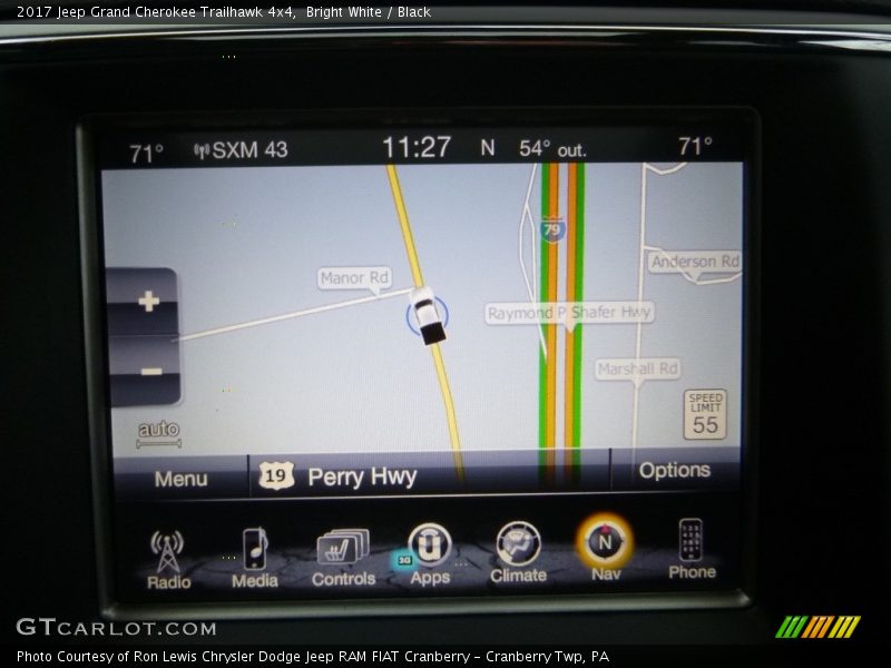 Bright White / Black 2017 Jeep Grand Cherokee Trailhawk 4x4