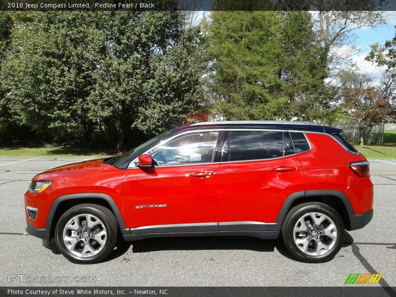 Redline Pearl / Black 2018 Jeep Compass Limited