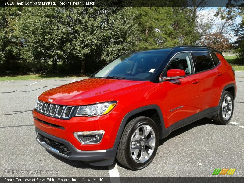 Redline Pearl / Black 2018 Jeep Compass Limited