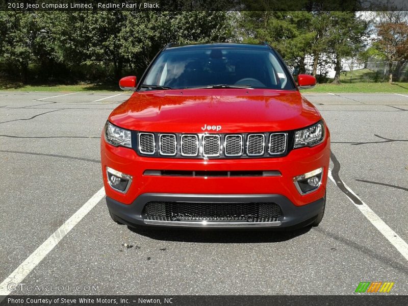 Redline Pearl / Black 2018 Jeep Compass Limited