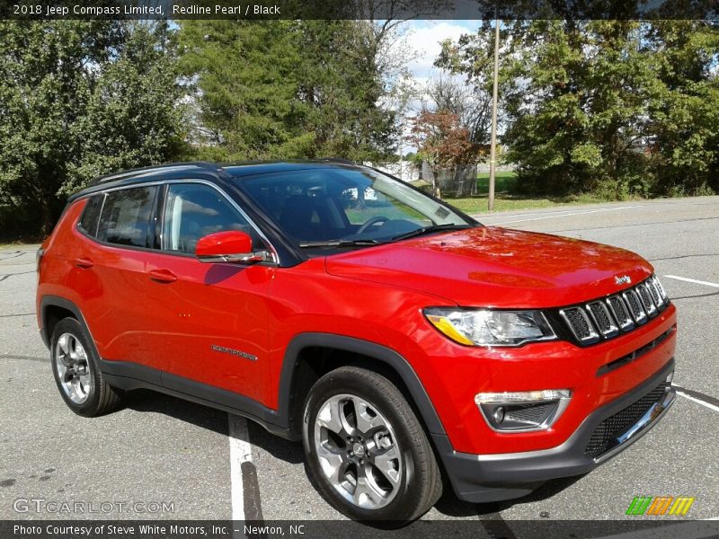Redline Pearl / Black 2018 Jeep Compass Limited