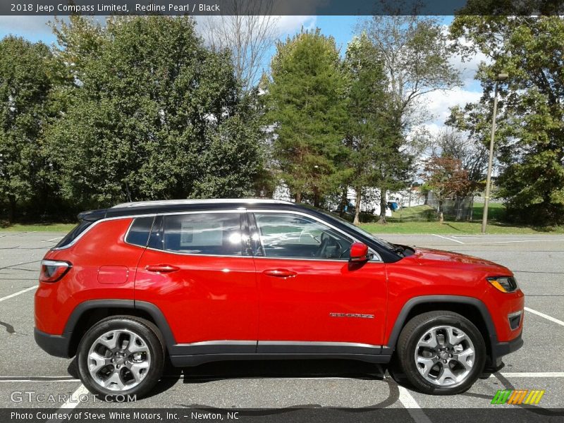 Redline Pearl / Black 2018 Jeep Compass Limited