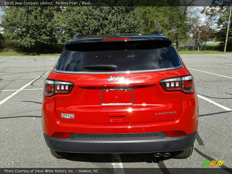 Redline Pearl / Black 2018 Jeep Compass Limited