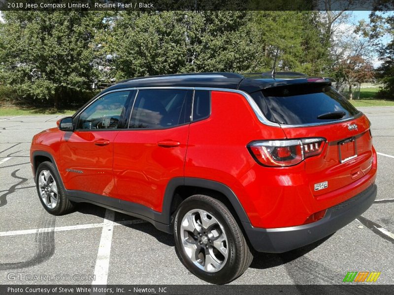 Redline Pearl / Black 2018 Jeep Compass Limited