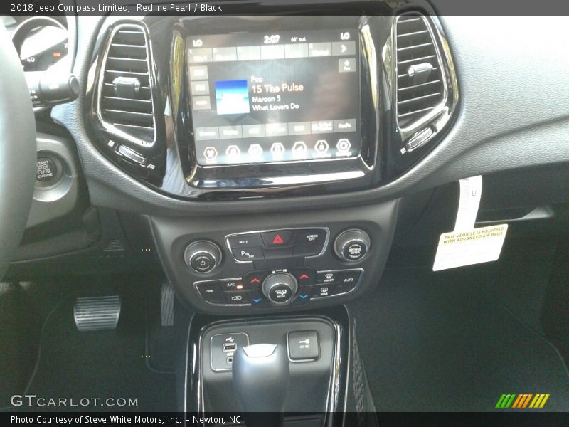 Redline Pearl / Black 2018 Jeep Compass Limited