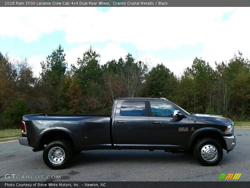 Granite Crystal Metallic / Black 2018 Ram 3500 Laramie Crew Cab 4x4 Dual Rear Wheel