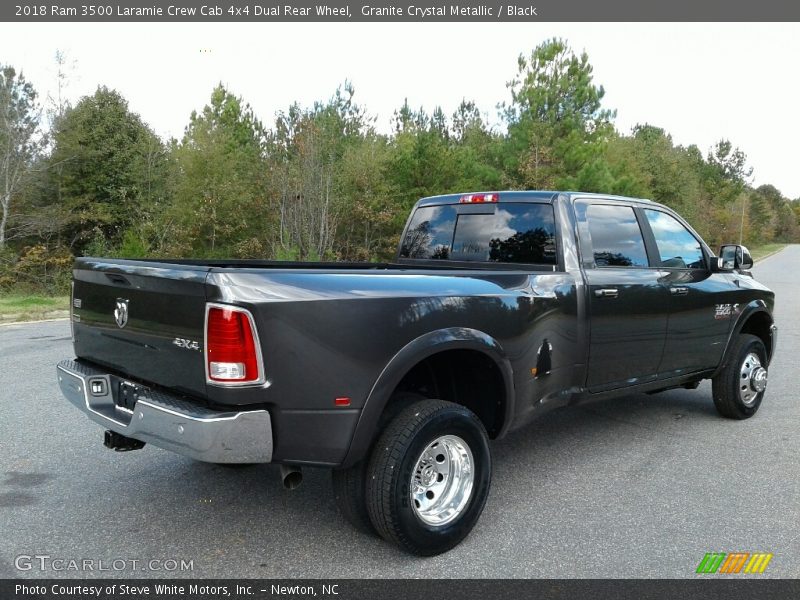 Granite Crystal Metallic / Black 2018 Ram 3500 Laramie Crew Cab 4x4 Dual Rear Wheel
