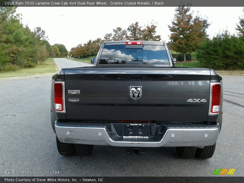 Granite Crystal Metallic / Black 2018 Ram 3500 Laramie Crew Cab 4x4 Dual Rear Wheel