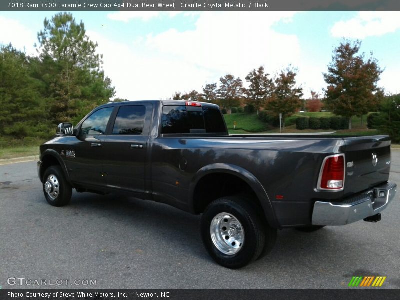 Granite Crystal Metallic / Black 2018 Ram 3500 Laramie Crew Cab 4x4 Dual Rear Wheel