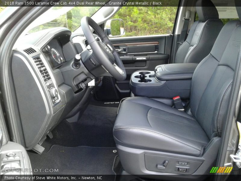  2018 3500 Laramie Crew Cab 4x4 Dual Rear Wheel Black Interior