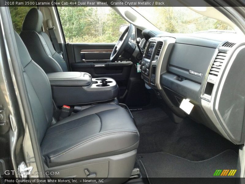 Granite Crystal Metallic / Black 2018 Ram 3500 Laramie Crew Cab 4x4 Dual Rear Wheel