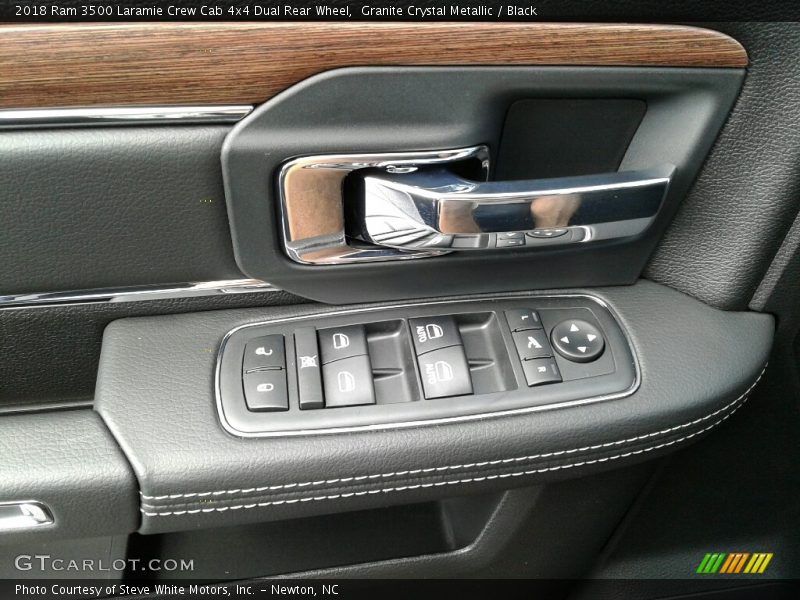 Granite Crystal Metallic / Black 2018 Ram 3500 Laramie Crew Cab 4x4 Dual Rear Wheel