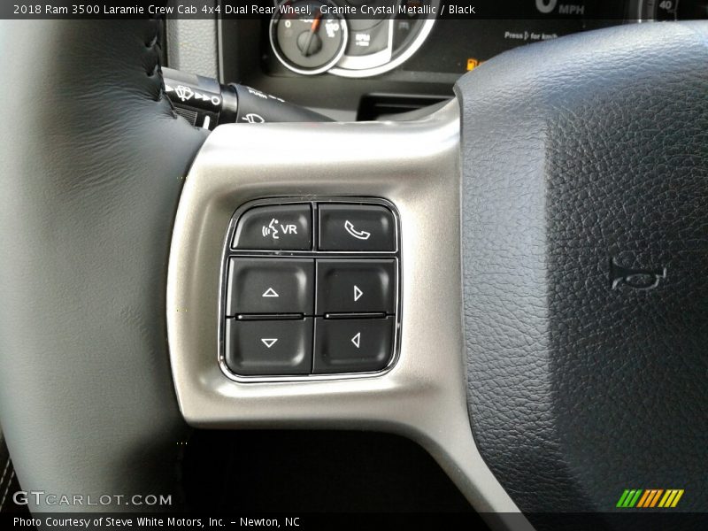 Granite Crystal Metallic / Black 2018 Ram 3500 Laramie Crew Cab 4x4 Dual Rear Wheel