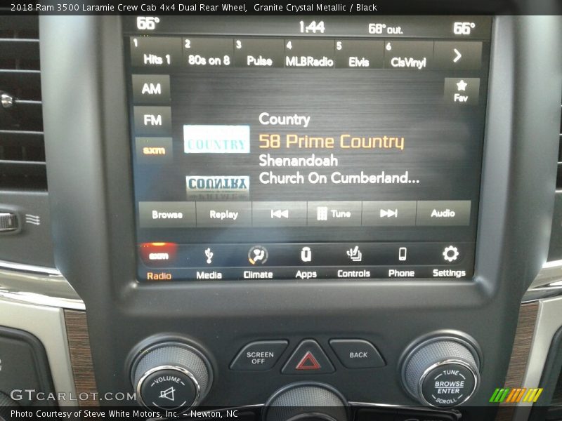 Granite Crystal Metallic / Black 2018 Ram 3500 Laramie Crew Cab 4x4 Dual Rear Wheel