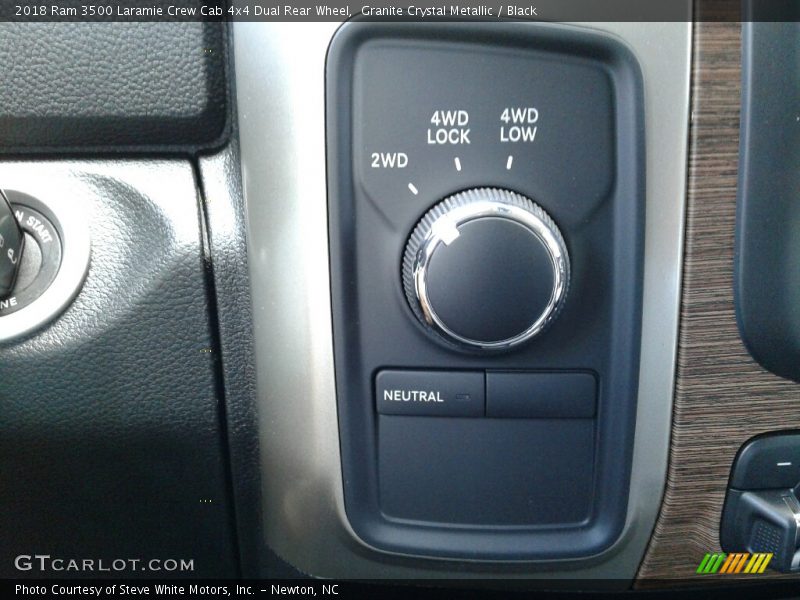 Granite Crystal Metallic / Black 2018 Ram 3500 Laramie Crew Cab 4x4 Dual Rear Wheel