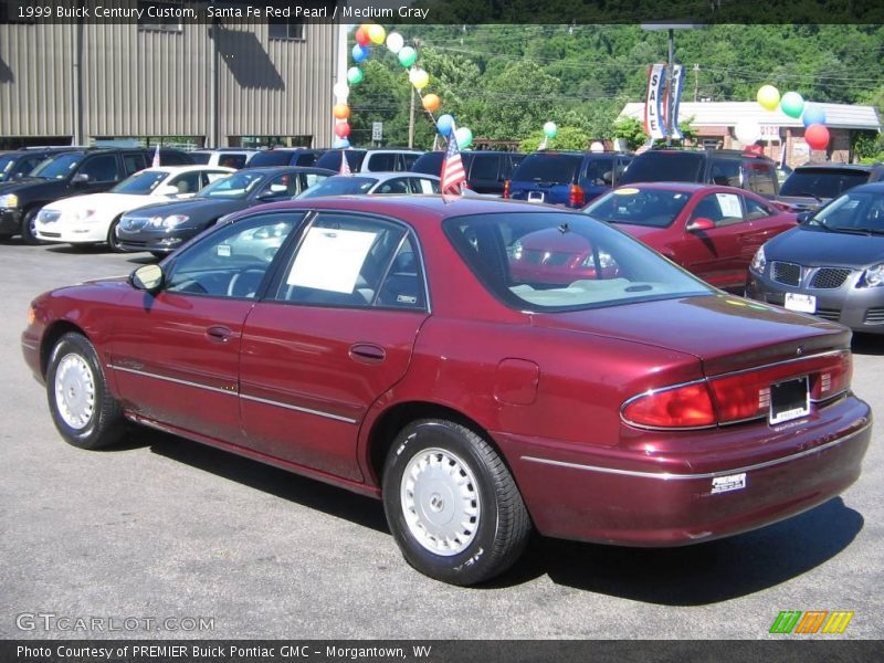 Santa Fe Red Pearl / Medium Gray 1999 Buick Century Custom