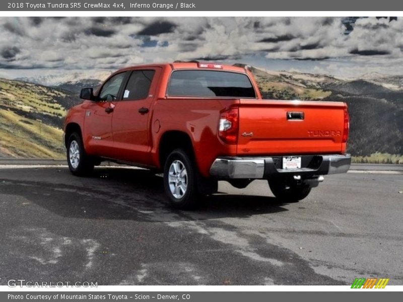Inferno Orange / Black 2018 Toyota Tundra SR5 CrewMax 4x4