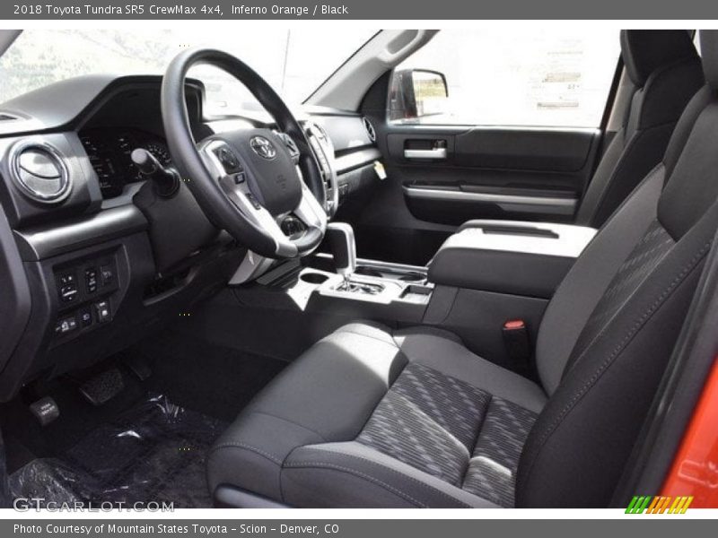 Inferno Orange / Black 2018 Toyota Tundra SR5 CrewMax 4x4