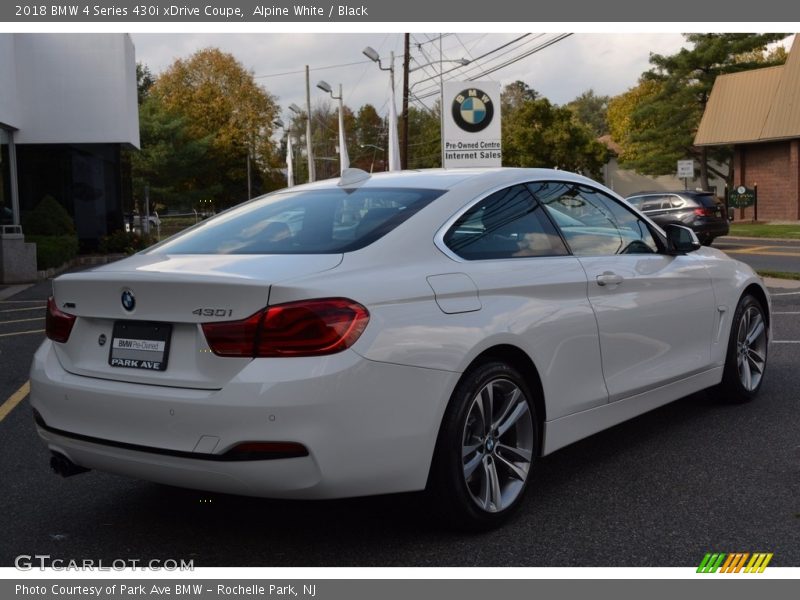 Alpine White / Black 2018 BMW 4 Series 430i xDrive Coupe