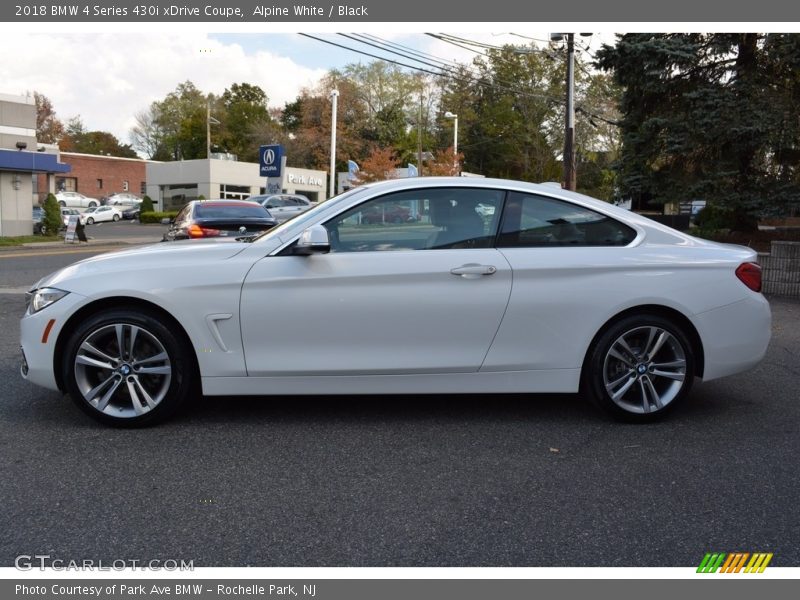 Alpine White / Black 2018 BMW 4 Series 430i xDrive Coupe