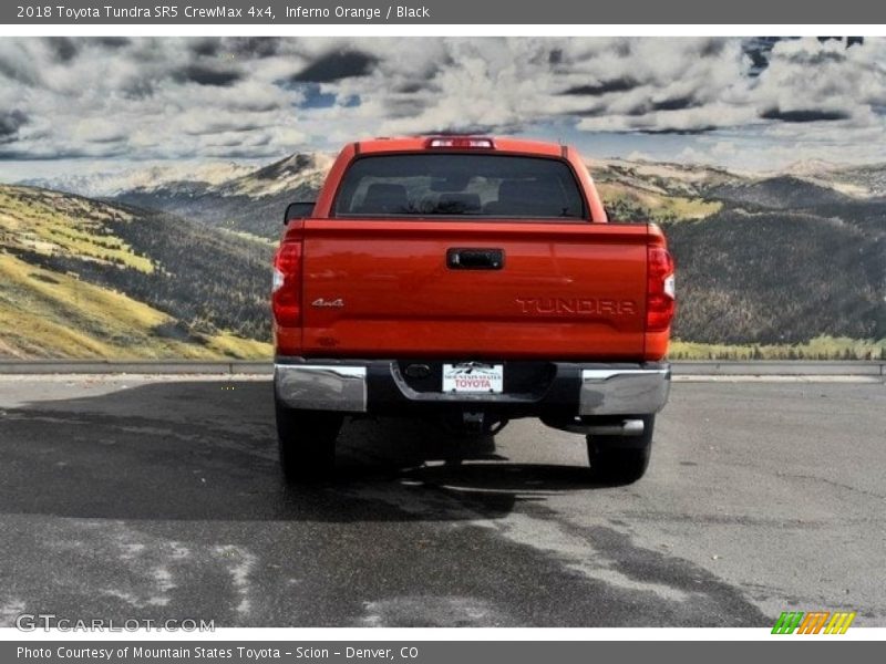 Inferno Orange / Black 2018 Toyota Tundra SR5 CrewMax 4x4