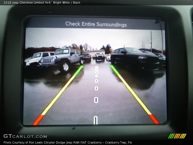 Bright White / Black 2018 Jeep Cherokee Limited 4x4