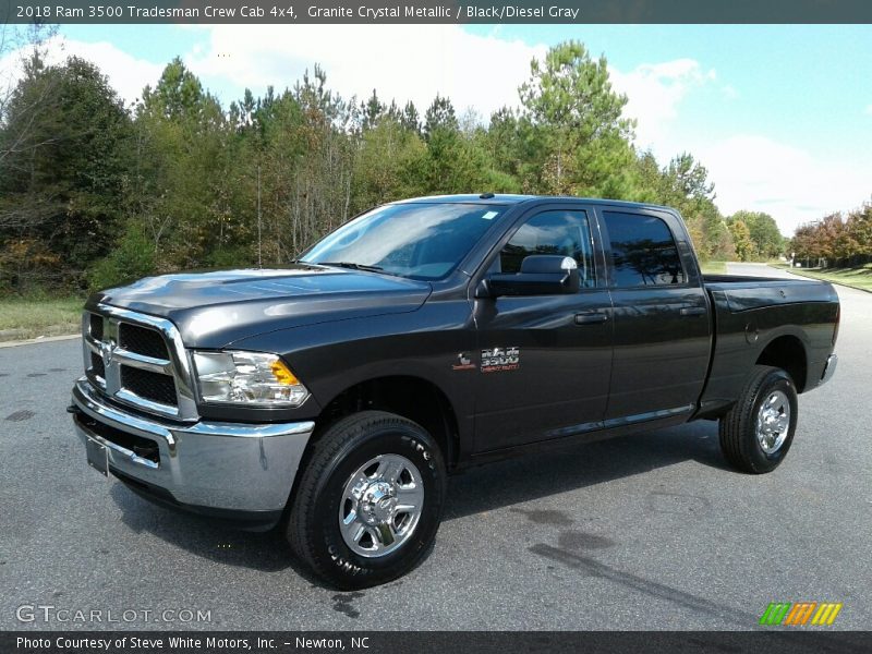 Granite Crystal Metallic / Black/Diesel Gray 2018 Ram 3500 Tradesman Crew Cab 4x4