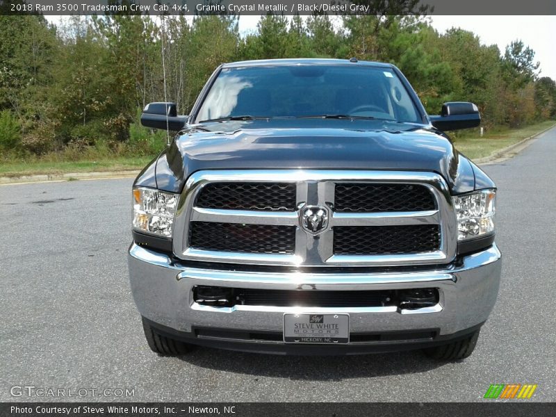Granite Crystal Metallic / Black/Diesel Gray 2018 Ram 3500 Tradesman Crew Cab 4x4