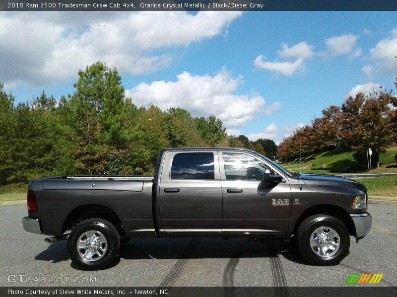Granite Crystal Metallic / Black/Diesel Gray 2018 Ram 3500 Tradesman Crew Cab 4x4