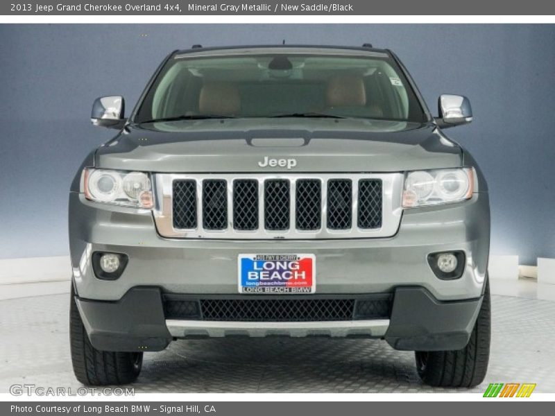 Mineral Gray Metallic / New Saddle/Black 2013 Jeep Grand Cherokee Overland 4x4
