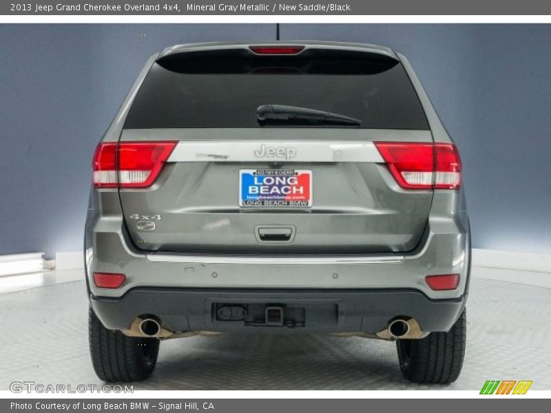 Mineral Gray Metallic / New Saddle/Black 2013 Jeep Grand Cherokee Overland 4x4