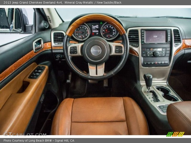 Mineral Gray Metallic / New Saddle/Black 2013 Jeep Grand Cherokee Overland 4x4