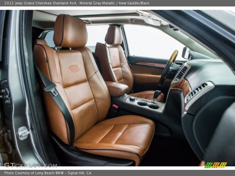 Mineral Gray Metallic / New Saddle/Black 2013 Jeep Grand Cherokee Overland 4x4