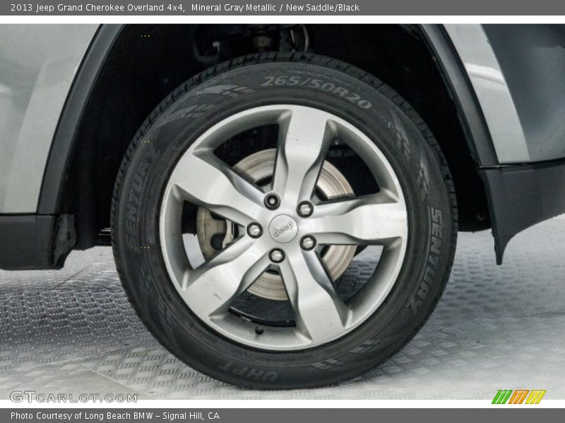 Mineral Gray Metallic / New Saddle/Black 2013 Jeep Grand Cherokee Overland 4x4