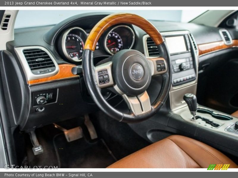 Mineral Gray Metallic / New Saddle/Black 2013 Jeep Grand Cherokee Overland 4x4