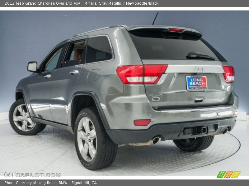 Mineral Gray Metallic / New Saddle/Black 2013 Jeep Grand Cherokee Overland 4x4