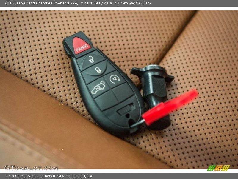 Mineral Gray Metallic / New Saddle/Black 2013 Jeep Grand Cherokee Overland 4x4