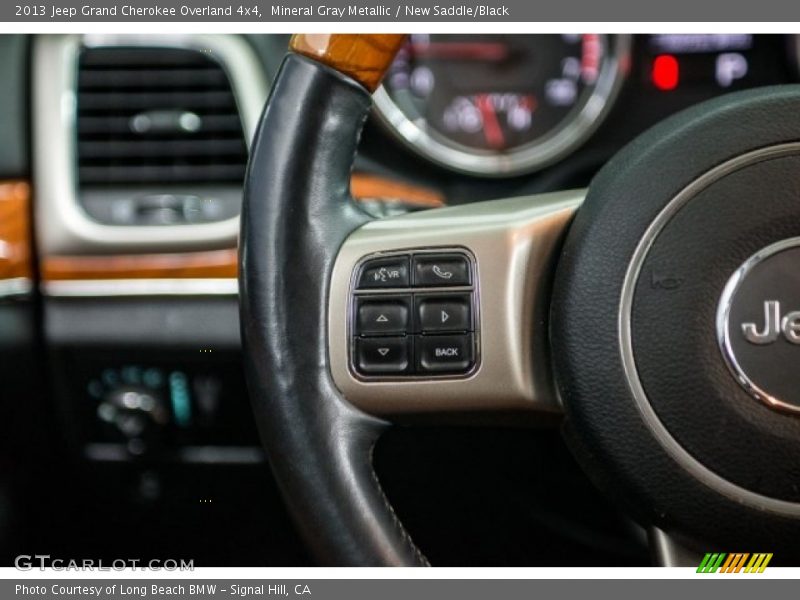 Mineral Gray Metallic / New Saddle/Black 2013 Jeep Grand Cherokee Overland 4x4