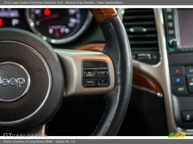 Mineral Gray Metallic / New Saddle/Black 2013 Jeep Grand Cherokee Overland 4x4