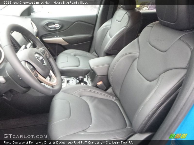 Front Seat of 2018 Cherokee Limited 4x4