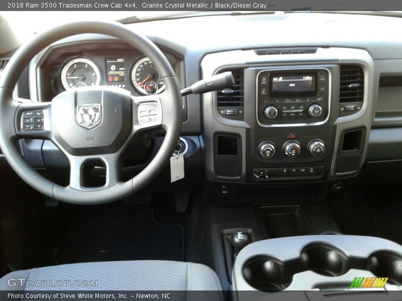 Granite Crystal Metallic / Black/Diesel Gray 2018 Ram 3500 Tradesman Crew Cab 4x4