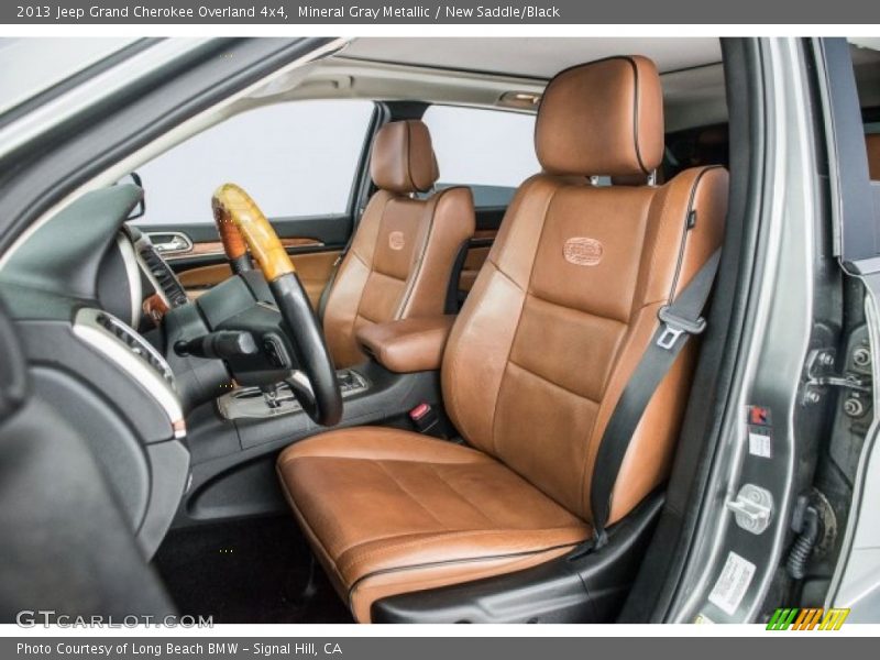Mineral Gray Metallic / New Saddle/Black 2013 Jeep Grand Cherokee Overland 4x4