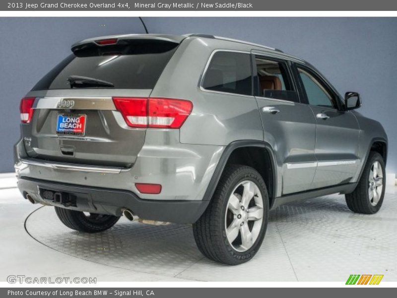 Mineral Gray Metallic / New Saddle/Black 2013 Jeep Grand Cherokee Overland 4x4