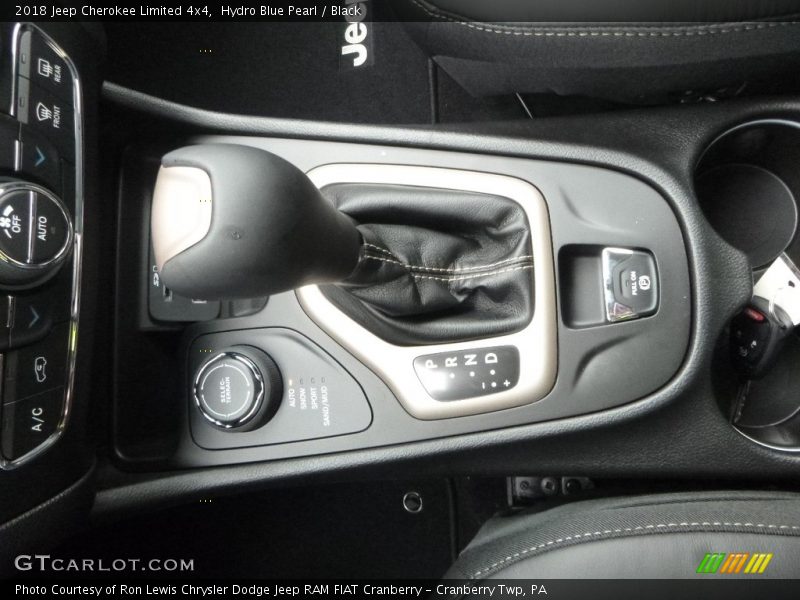  2018 Cherokee Limited 4x4 9 Speed Automatic Shifter