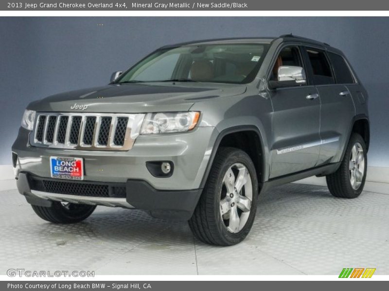Mineral Gray Metallic / New Saddle/Black 2013 Jeep Grand Cherokee Overland 4x4