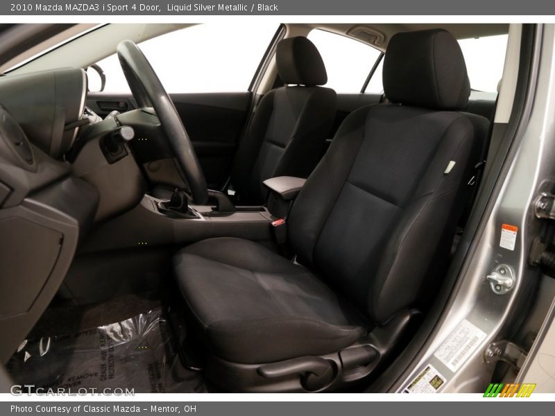 Liquid Silver Metallic / Black 2010 Mazda MAZDA3 i Sport 4 Door