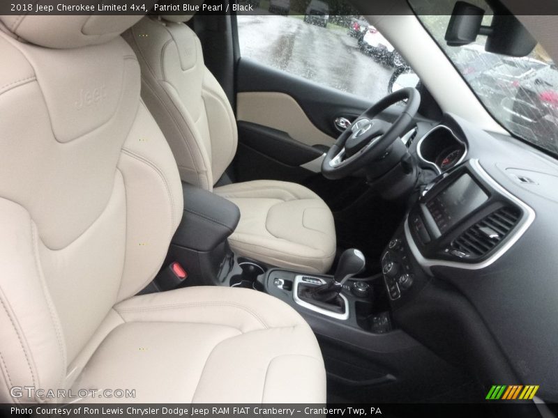 Patriot Blue Pearl / Black 2018 Jeep Cherokee Limited 4x4