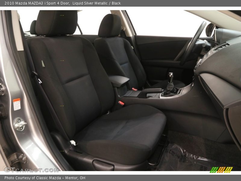 Liquid Silver Metallic / Black 2010 Mazda MAZDA3 i Sport 4 Door